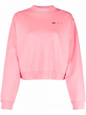 Sweatshirt mit print Mcq pink