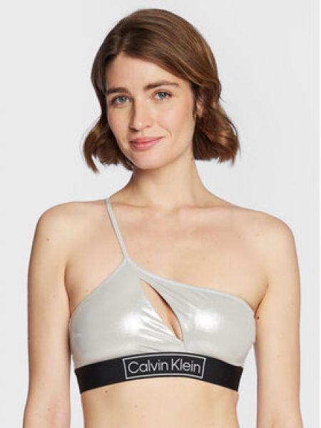 Купальник Calvin Klein Swimwear срібний