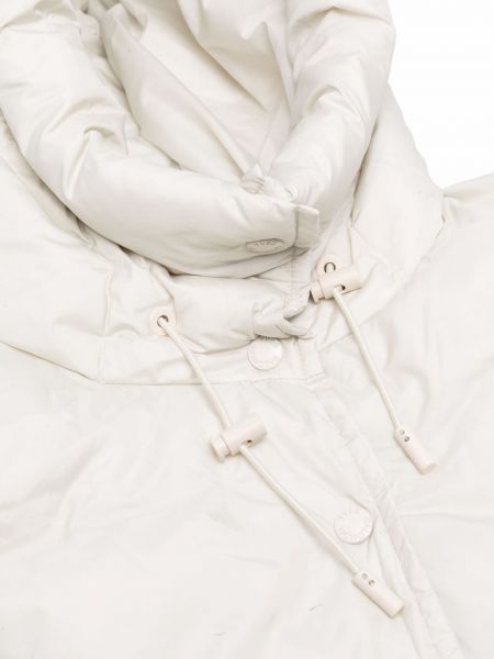 Gorra con cordones con capucha Yves Salomon blanco