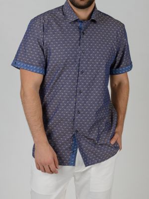 Рубашка Stefano Bellini синяя