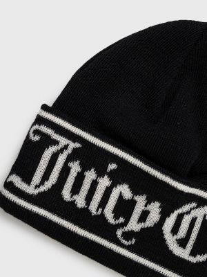 Vlněný klobouk Juicy Couture černý