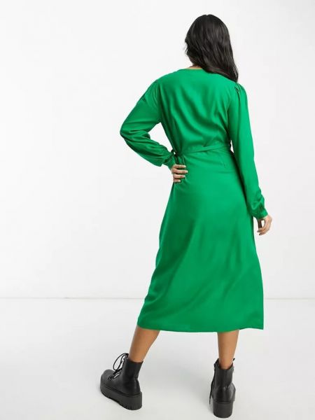 Платье миди Y.a.s. зеленое