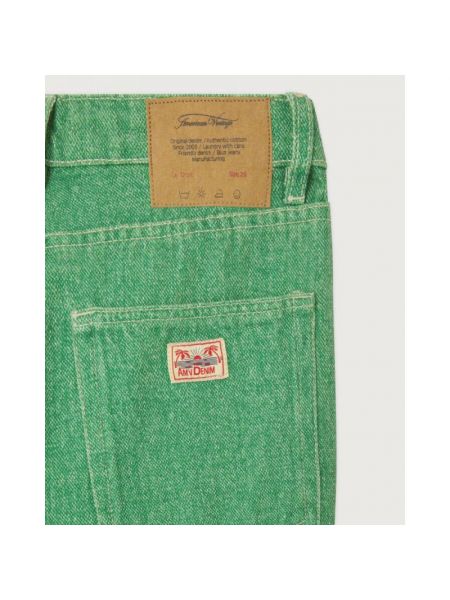 Straight jeans American Vintage grün