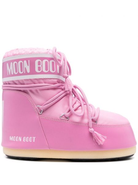 Yalıtımlı çizmeler Moon Boot pembe