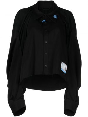 Černá bavlněná košile Maison Mihara Yasuhiro
