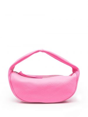 Leder shopper handtasche By Far pink