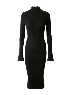 Πλεκτή φόρεμα Dondup μαύρο