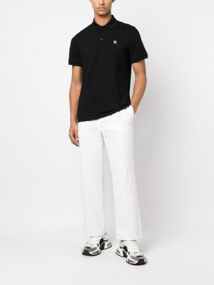 Polo krekls ar izšuvumiem Karl Lagerfeld melns