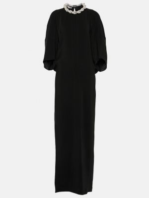 Длинное платье Stella Mccartney черное