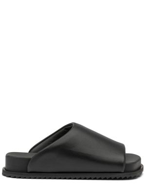 Usnjene sandali iz umetnega usnja Yume Yume črna