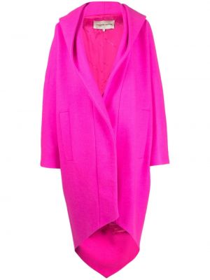 Palton cu glugă Alexandre Vauthier roz