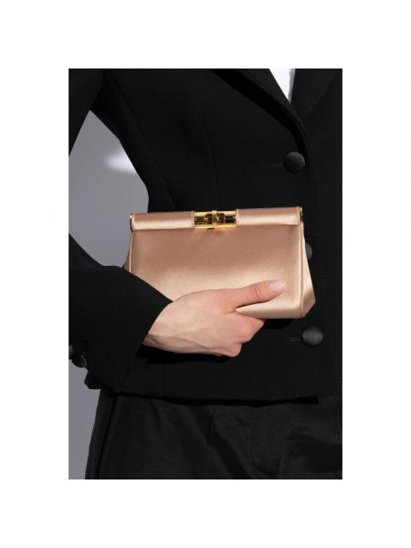 Bolso clutch de raso de seda Dolce & Gabbana