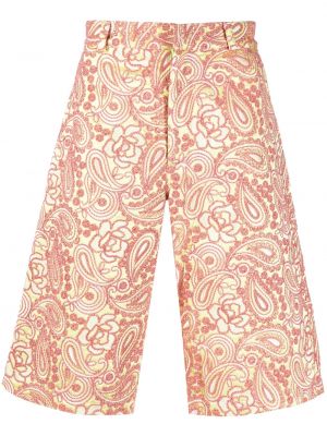 Kratke hlače s vezom s cvjetnim printom Bluemarble