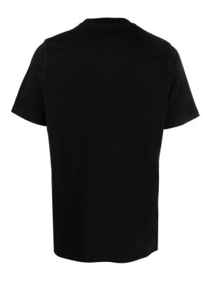 Herzmuster t-shirt aus baumwoll Arte schwarz