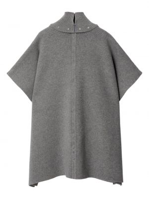Kašmírový krátký kabát Burberry šedý