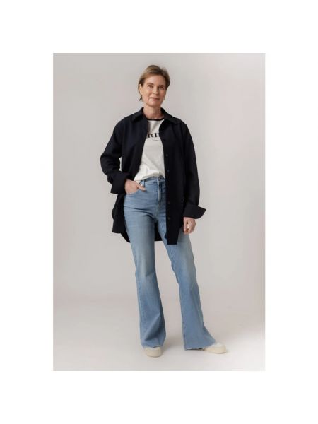 Bootcut jeans mit reißverschluss Cambio blau
