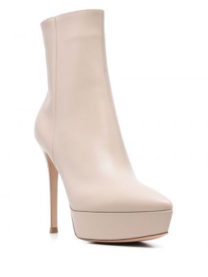 Plateau ankle boots Gianvito Rossi beige
