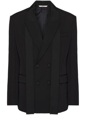 Vlněná bunda Valentino Garavani černá
