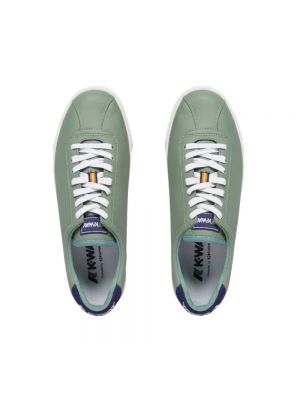 Sneakersy K-way zielone