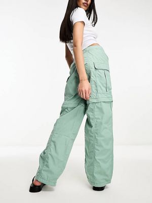 Широкие брюки с карманами Levi’s® зеленые