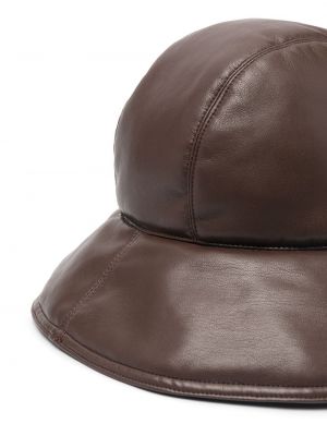Sombrero Nanushka marrón