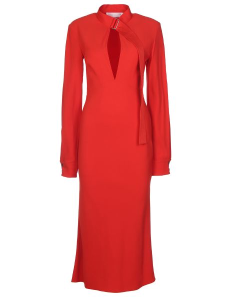 Вечернее платье Victoria Beckham красное