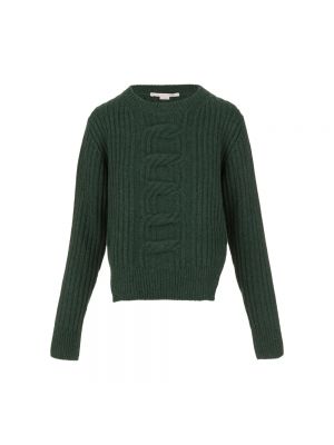 Sweter z okrągłym dekoltem Stella Mccartney zielony