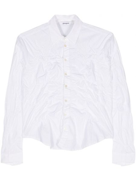 Βαμβακερό πουκάμισο Gimaguas λευκό