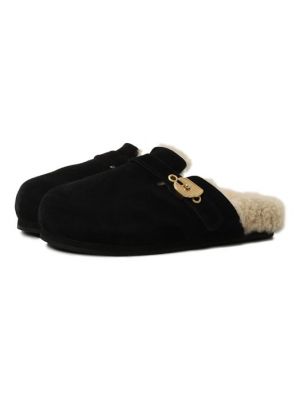 Черные замшевые сабо Ancient Greek Sandals