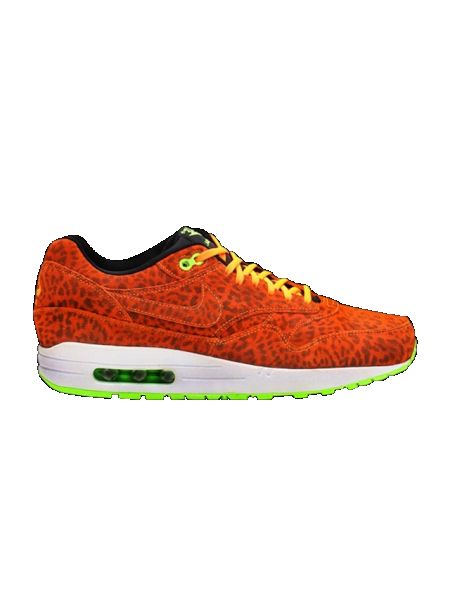 Леопардовые кроссовки Nike Air Max оранжевые