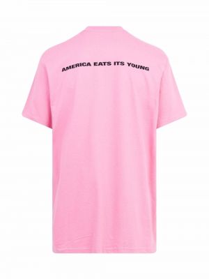 Koszulka Supreme różowa