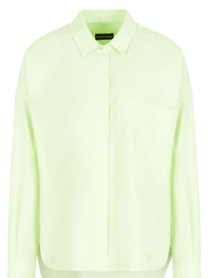 Рубашка Emporio Armani зеленая