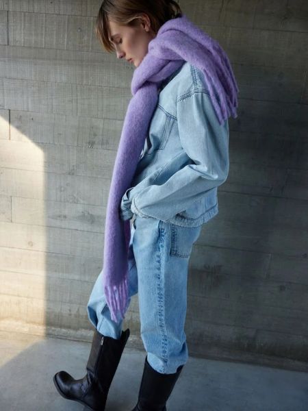 Фіолетовий шарф Parfois