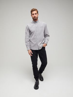 Chemise About You X Kevin Trapp gris