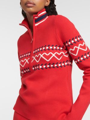Pamučni džemper The Upside crvena