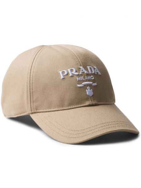 Medvilninis kepurė su snapeliu Prada