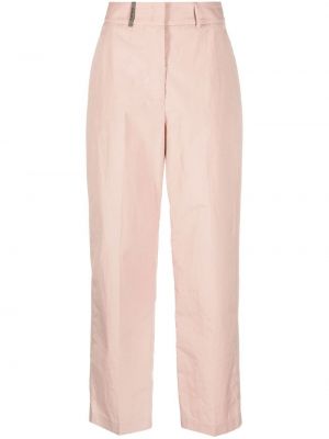 Pantaloni cu croială lejeră Peserico roz