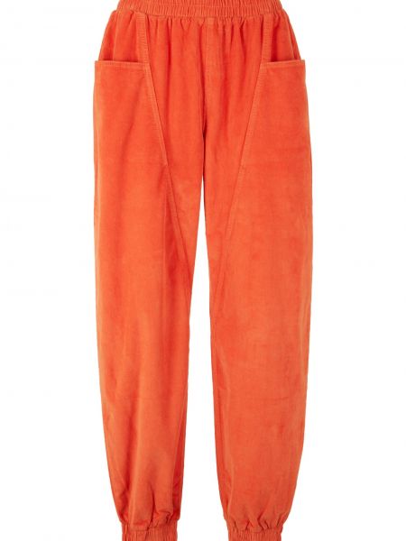 Manšestrové kalhoty s kapsami Bonprix - oranžová