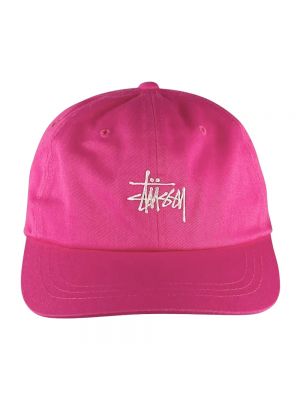 Różowa czapka Stussy