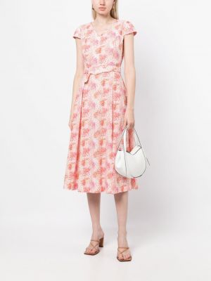 Kokvilnas kleita Paule Ka rozā