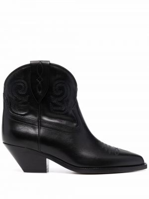 Кожаные ботинки Isabel Marant, черный