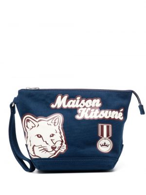 Чанта тип „портмоне“ с принт Maison Kitsuné