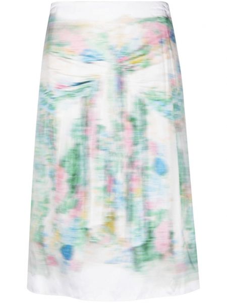 Suknja s printom Loewe bijela