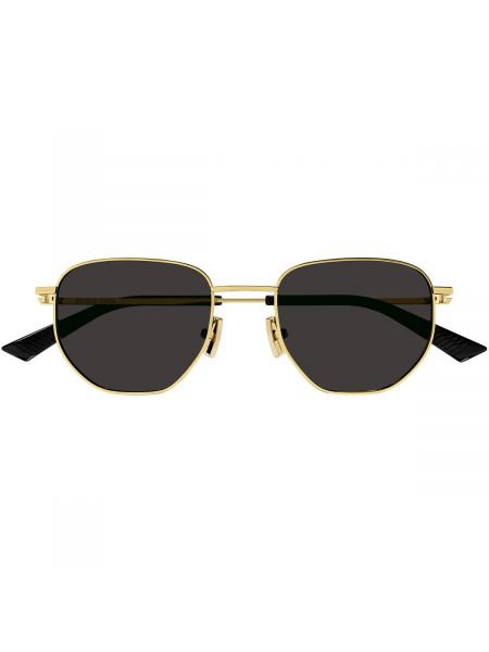 Okulary przeciwsłoneczne Bottega Veneta złote
