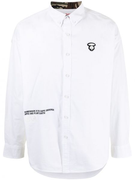 Camisa Aape By *a Bathing Ape® blanco