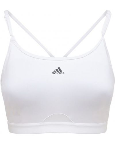 Hálós melltartó Adidas Performance - fehér