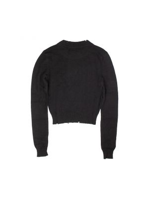Кашемировый свитер с круглым вырезом Amiri черный