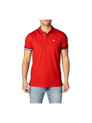 Poloshirt Tommy Jeans rot
