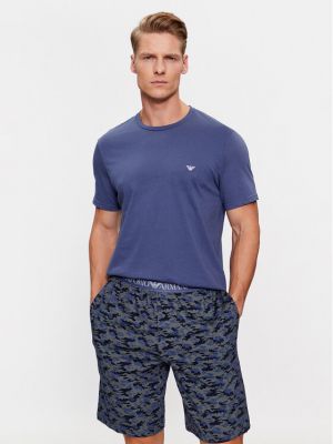 Priliehavé pyžamo Emporio Armani Underwear modrá
