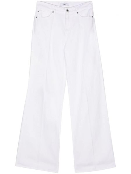 Jeans bootcut 7 For All Mankind blanc